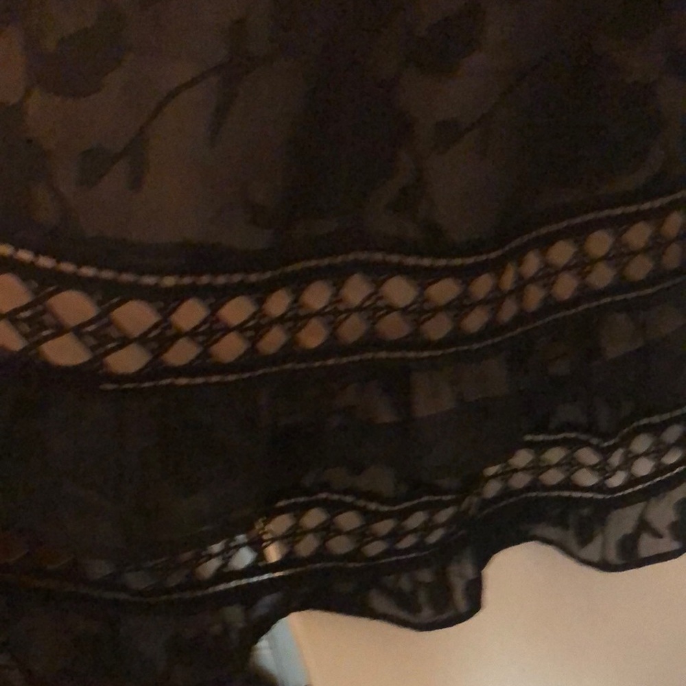 Torrid Black Floral Midi Dress - Picture 3 of 8